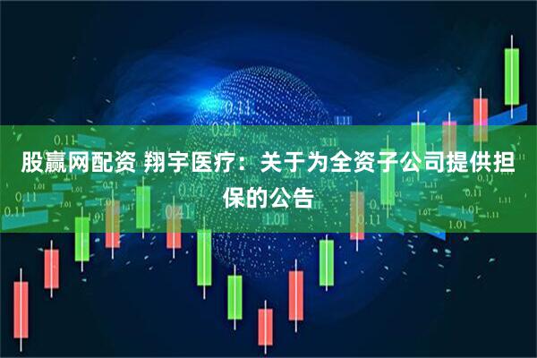 股赢网配资 翔宇医疗：关于为全资子公司提供担保的公告